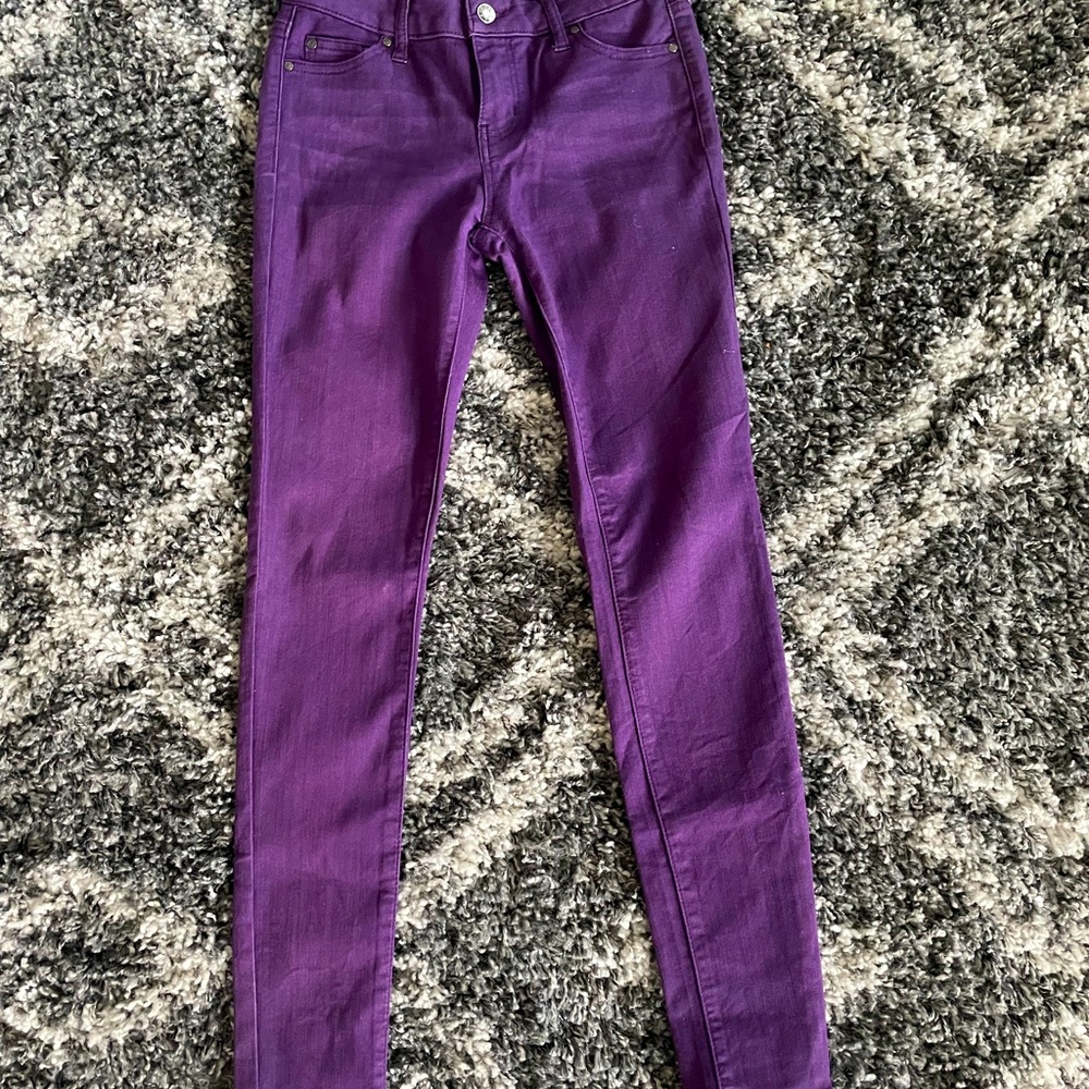Purple Celebrity Pink Skinny Jeans